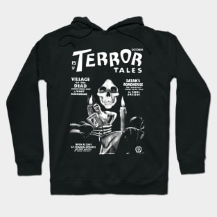 Terror Tales Vintage Horror Stories Magazine Cover Hoodie